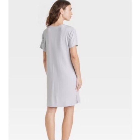 Auden Medium Cloud Knit T Shirt Nightgown- NWT - Picture 2 of 4